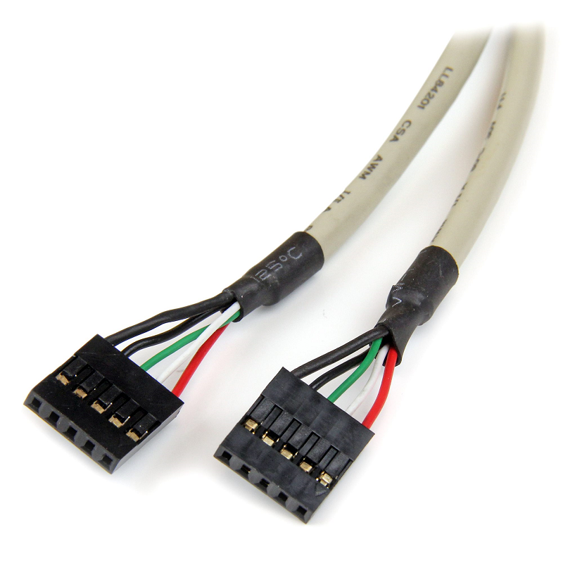 StarTech USBPLATELP 2 Port USB A Female Low Profile Slot Plate Adapter